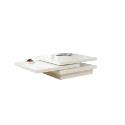 Salontafels^Huisenthuis Salontafel Gina Hoogglans Wit