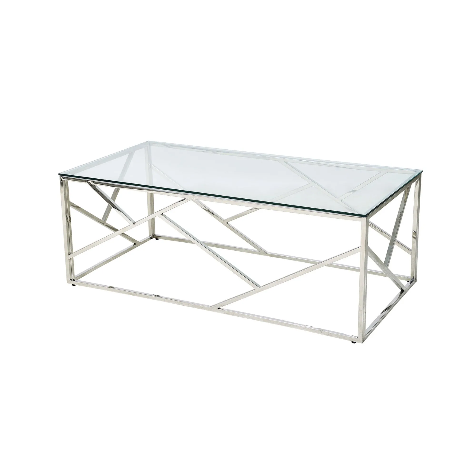 Salontafels^Huisenthuis Salontafel Isabel Zilver