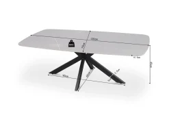 Salontafels^Huisenthuis Salontafel Jody Grijs