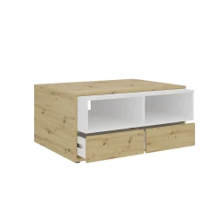 Salontafels^Huisenthuis Salontafel Kolyma Eiken Wit