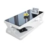 Salontafels^Huisenthuis Salontafel Marbella Zwart-Wit