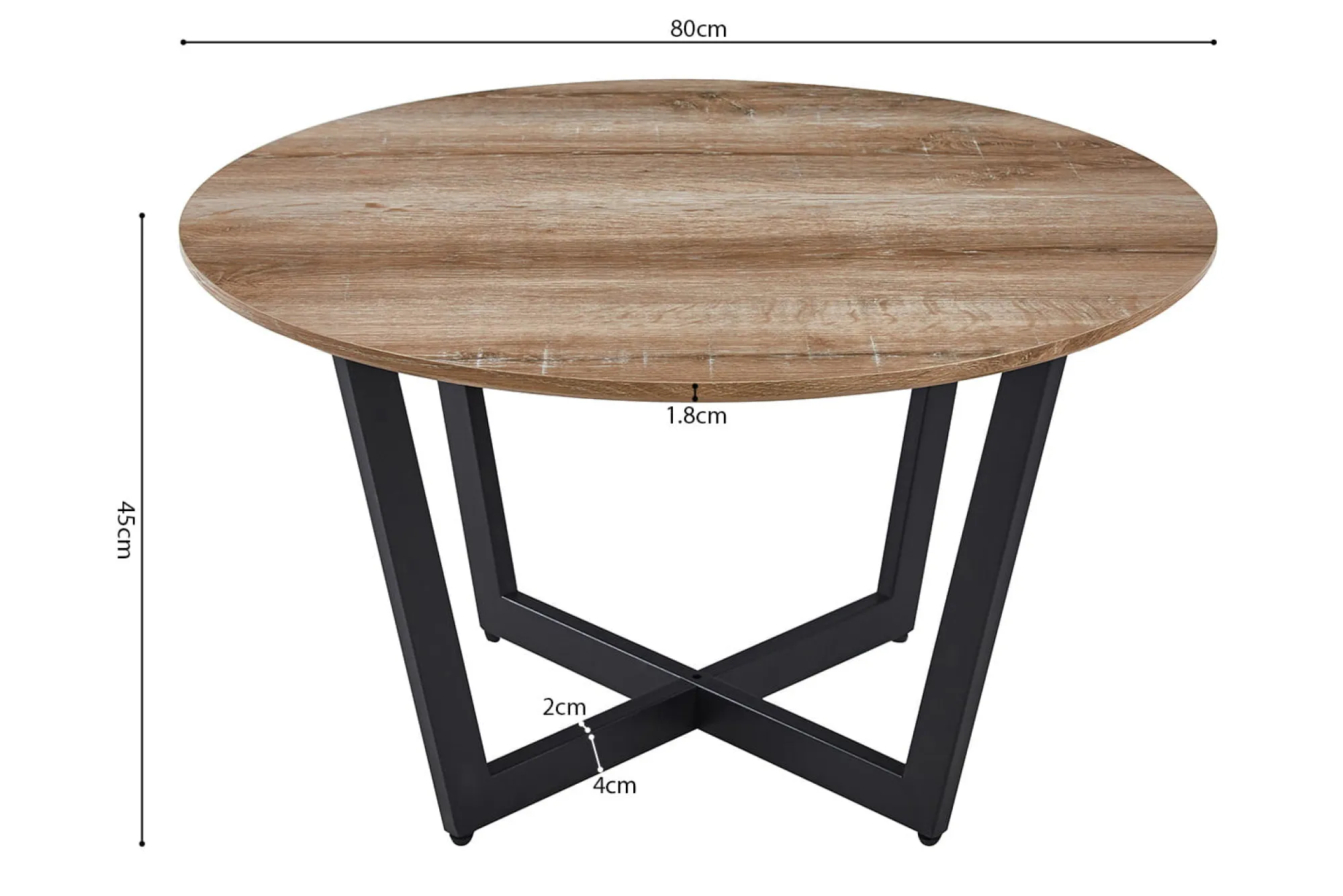 Salontafels^Huisenthuis Salontafel Maxime Eiken