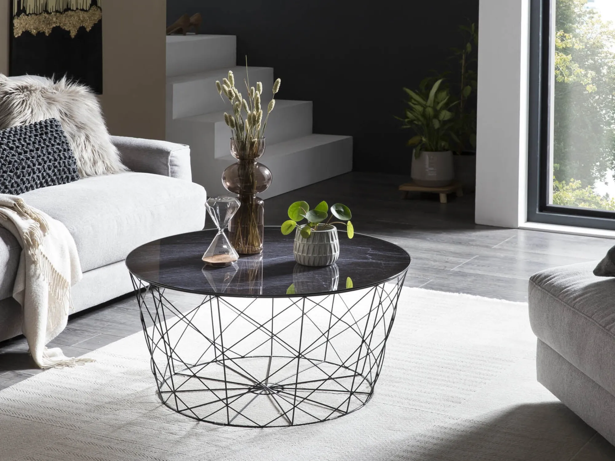 Salontafels^Huisenthuis Salontafel Neva Zwart