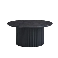 Salontafels^Huisenthuis Salontafel Odile 80cm Donkerbruin