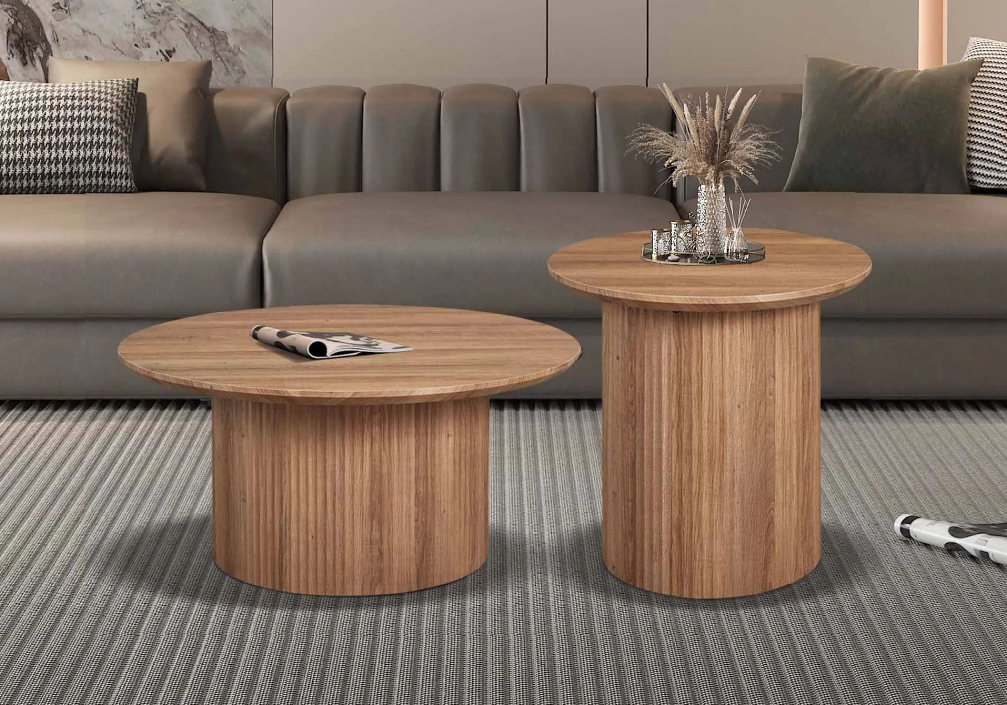 Salontafels^Huisenthuis Salontafel Odile 80cm Oudeiken