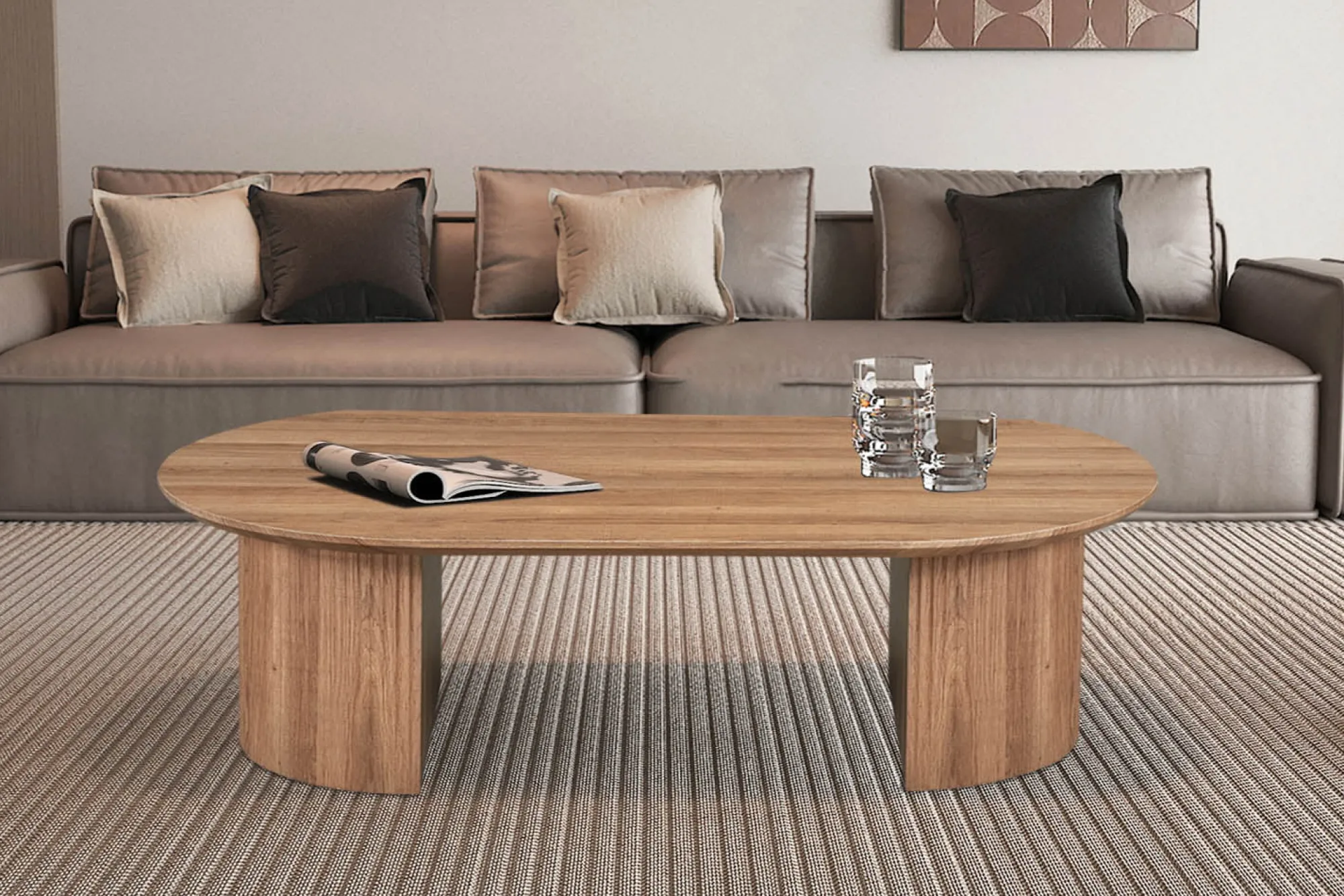 Salontafels^Huisenthuis Salontafel Odile 120cm Oudeiken