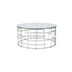 Salontafels^Huisenthuis Salontafel Onon Zilver 90 cm
