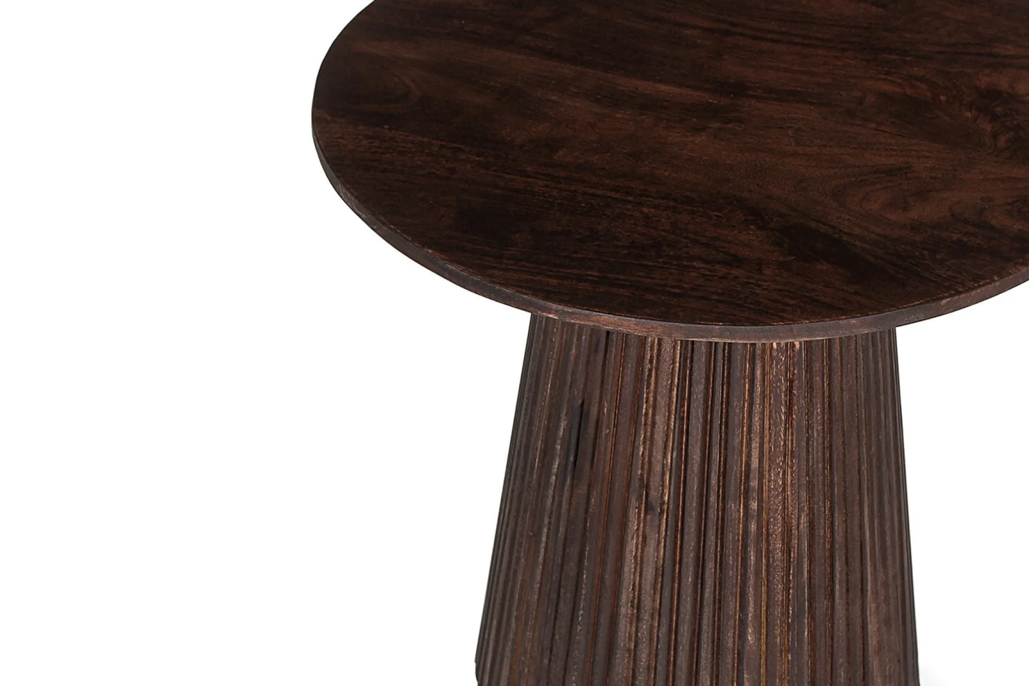 Salontafels^Huisenthuis Salontafel River Rond 50 cm Donkerbruin