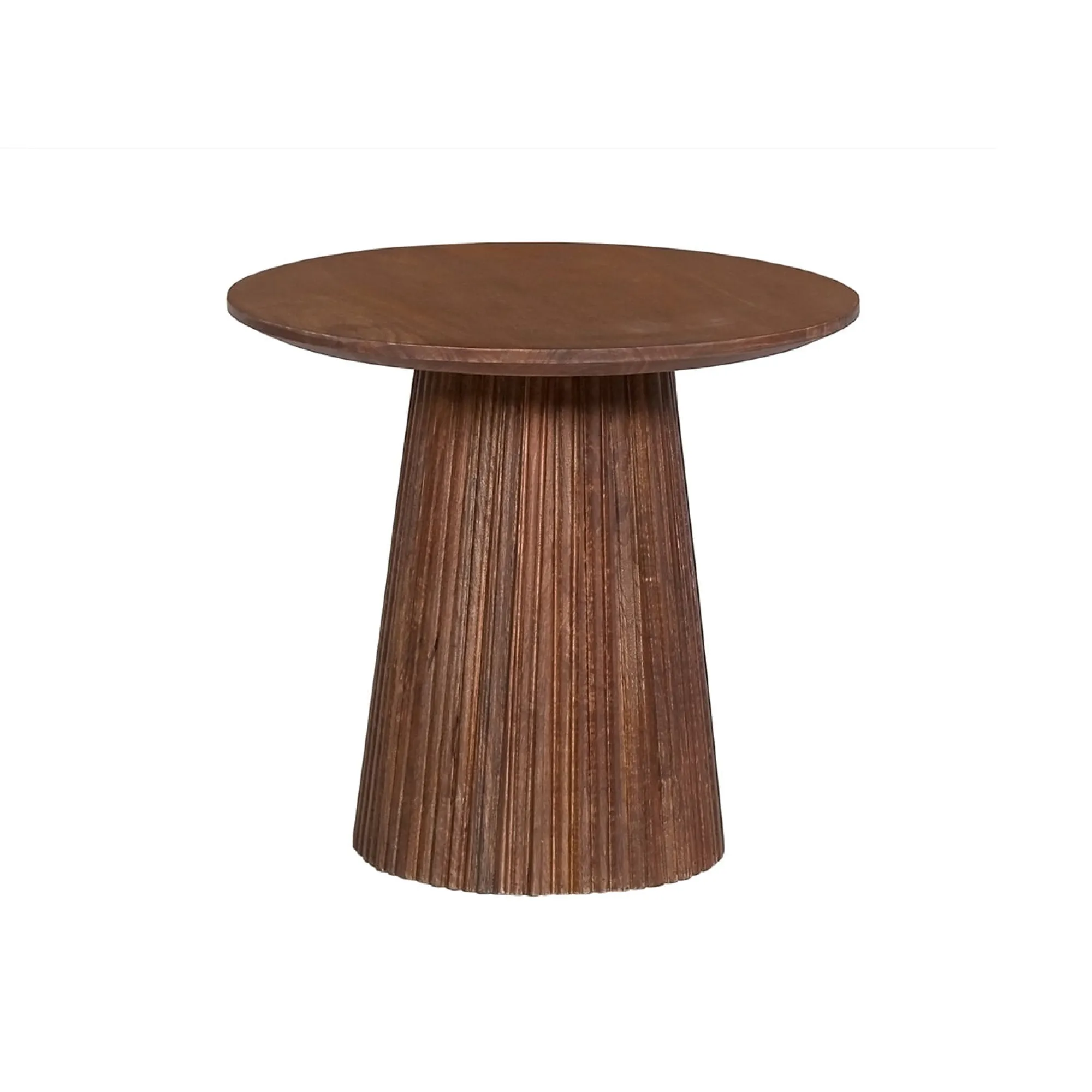 Salontafels^Huisenthuis Salontafel River Rond 50 cm Lichtbruin