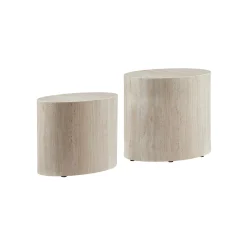 Salontafels^Huisenthuis Salontafel Rwanda Travertin – Set van 2