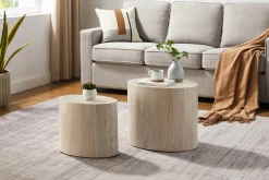 Salontafels^Huisenthuis Salontafel Rwanda Travertin – Set van 2