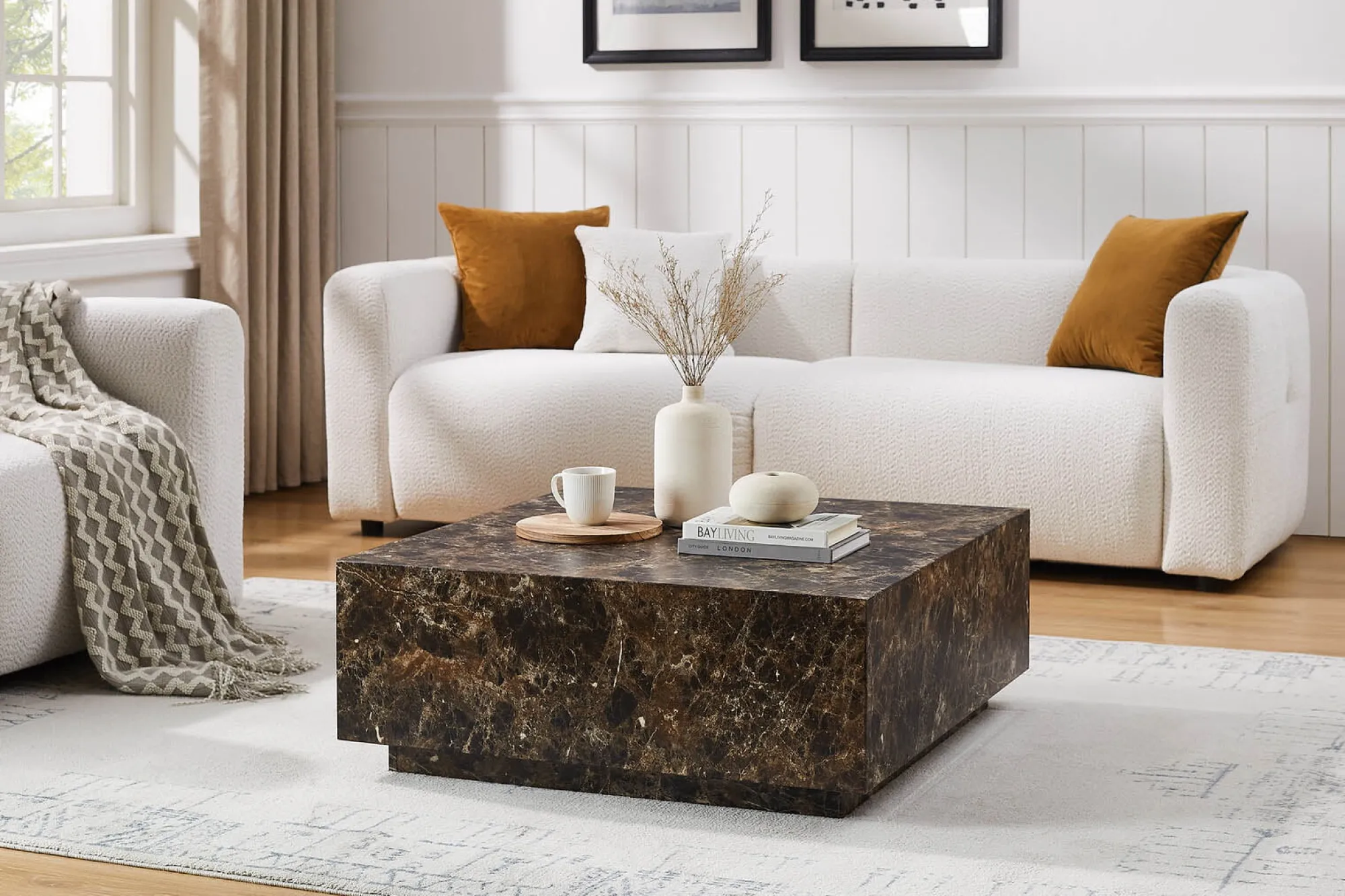 Salontafels^Huisenthuis Salontafel Salween 90×90 cm