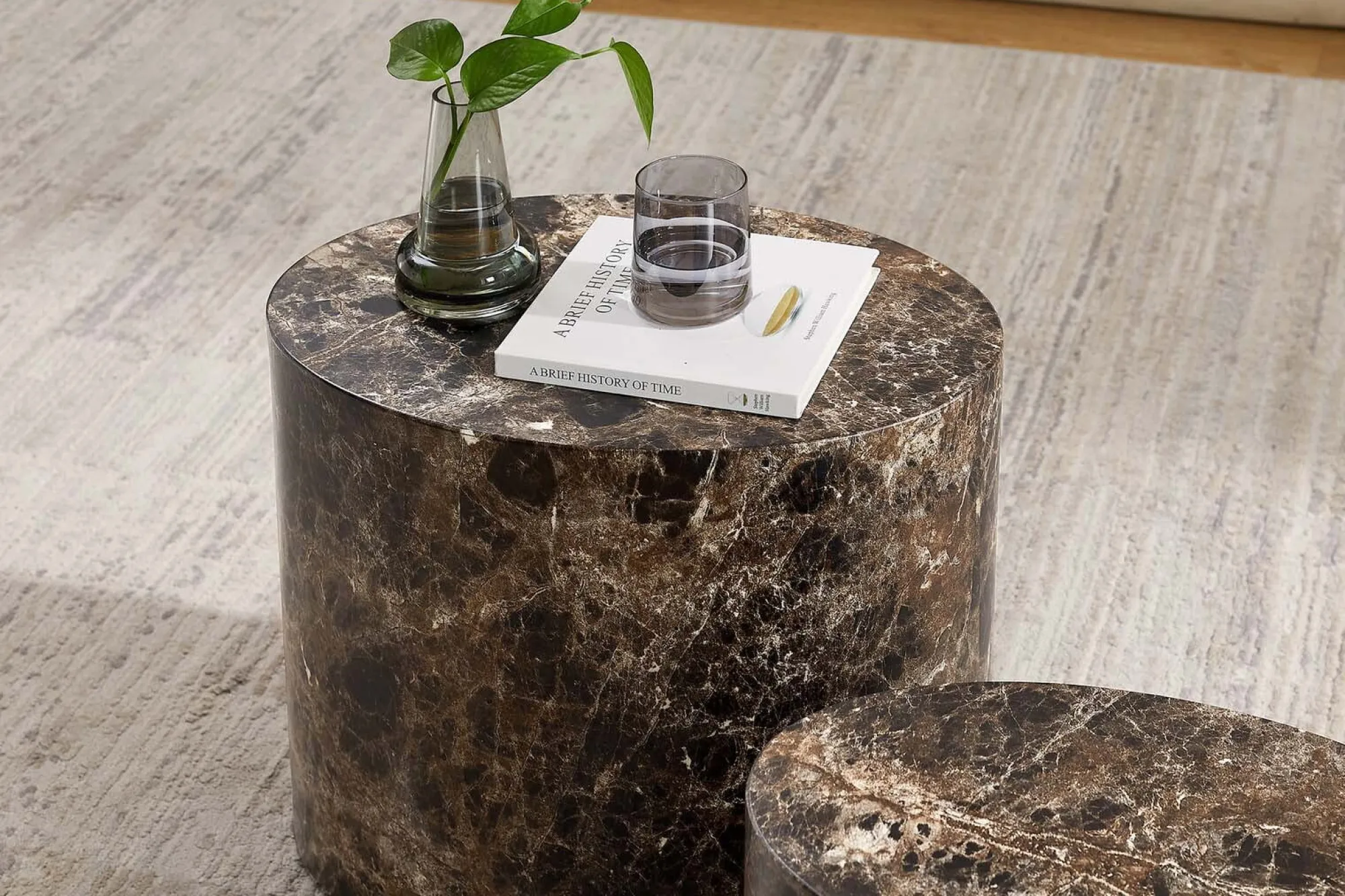 Salontafels^Huisenthuis Salontafel Salween Rond – Set van 2