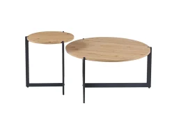 Salontafels^Huisenthuis Salontafel set Axelle Eiken
