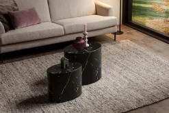 Salontafels^Huisenthuis Salontafel set Esma rond Zwart