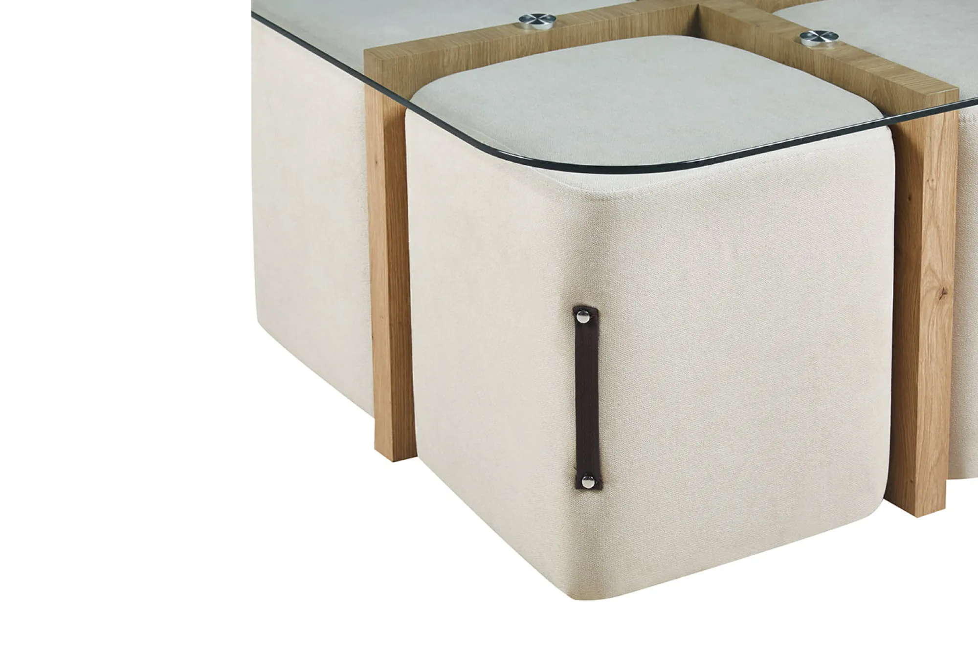 Salontafels^Huisenthuis Salontafel set Kaat Eiken