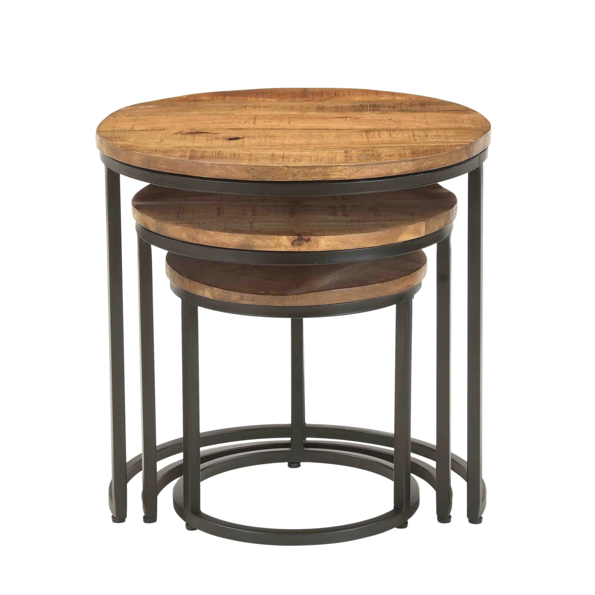 Salontafels^Huisenthuis Salontafel set Vienna Mangolia Bruin