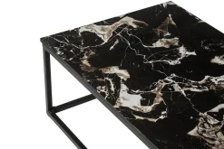 Salontafels^Huisenthuis Salontafel Sinem Zwart Marmer