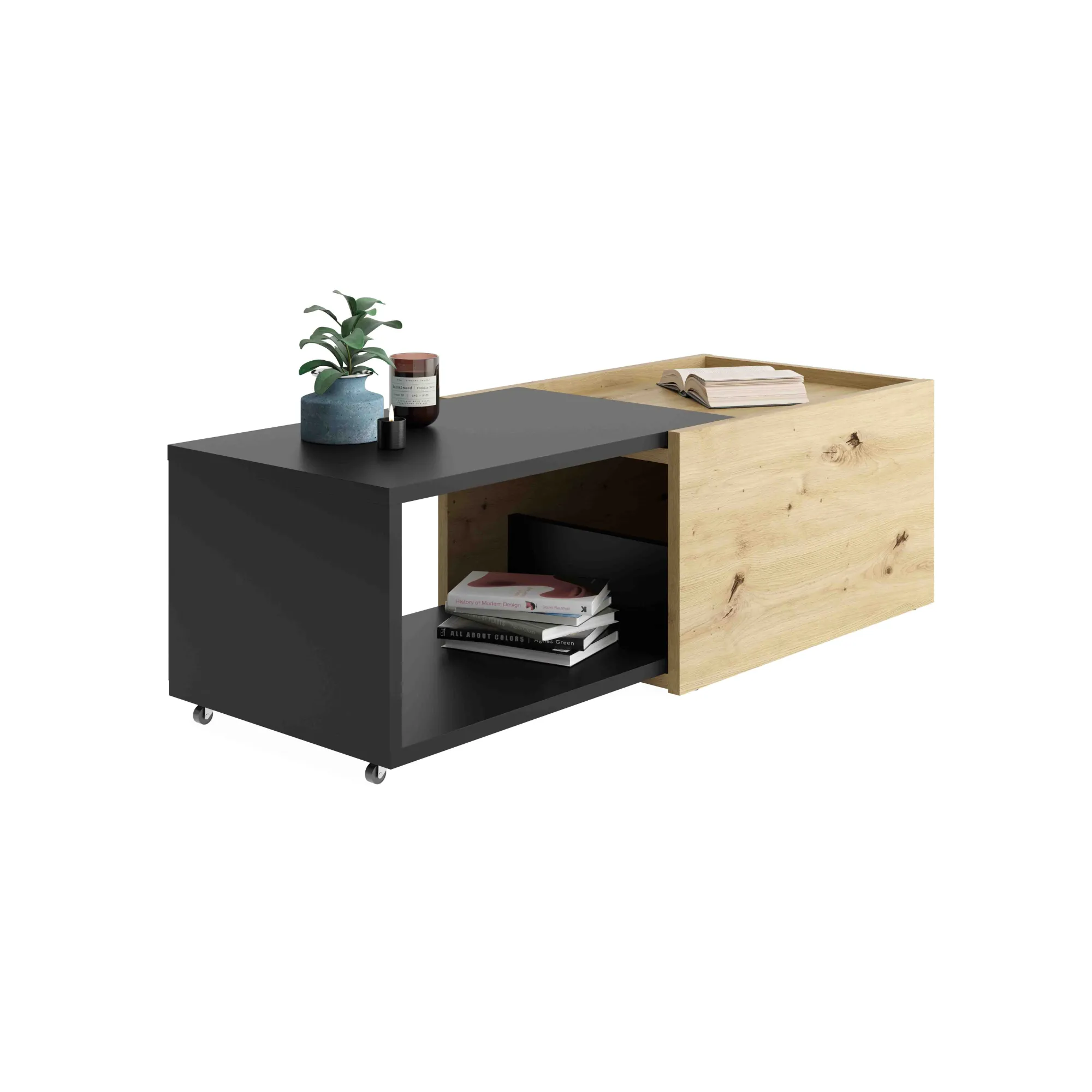 Salontafels^Huisenthuis Salontafel Vermont Artisan Eiken