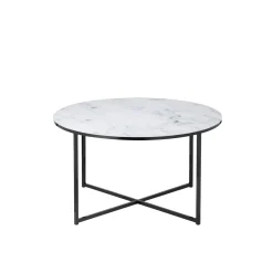 Salontafels^Huisenthuis Salontafel Yasmin Wit-Zwart