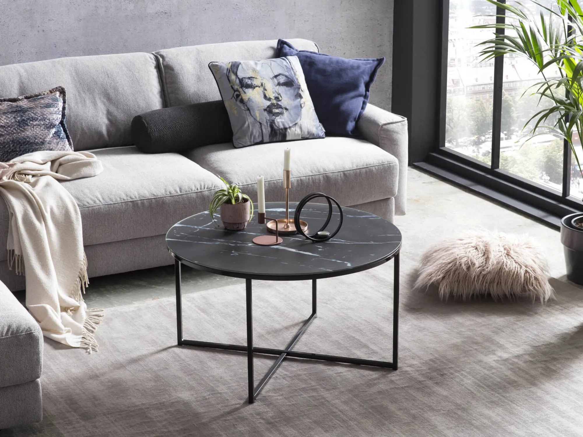 Salontafels^Huisenthuis Salontafel Yasmin Zwart