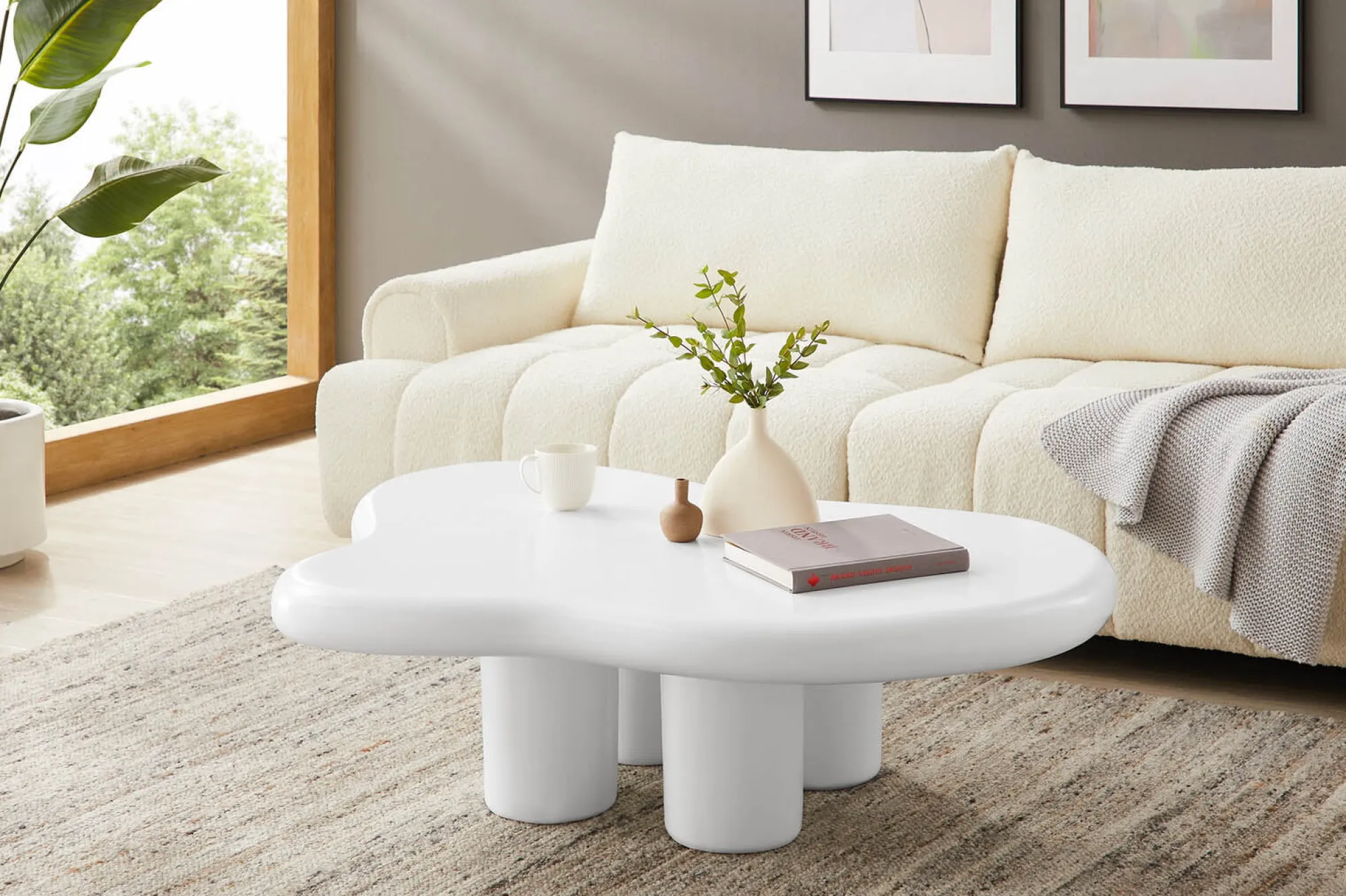 Salontafels^Huisenthuis Salontafel Zibo Wit