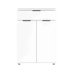 Schoenenkasten^Huisenthuis Schoenenkast Berlin Wit 75 cm