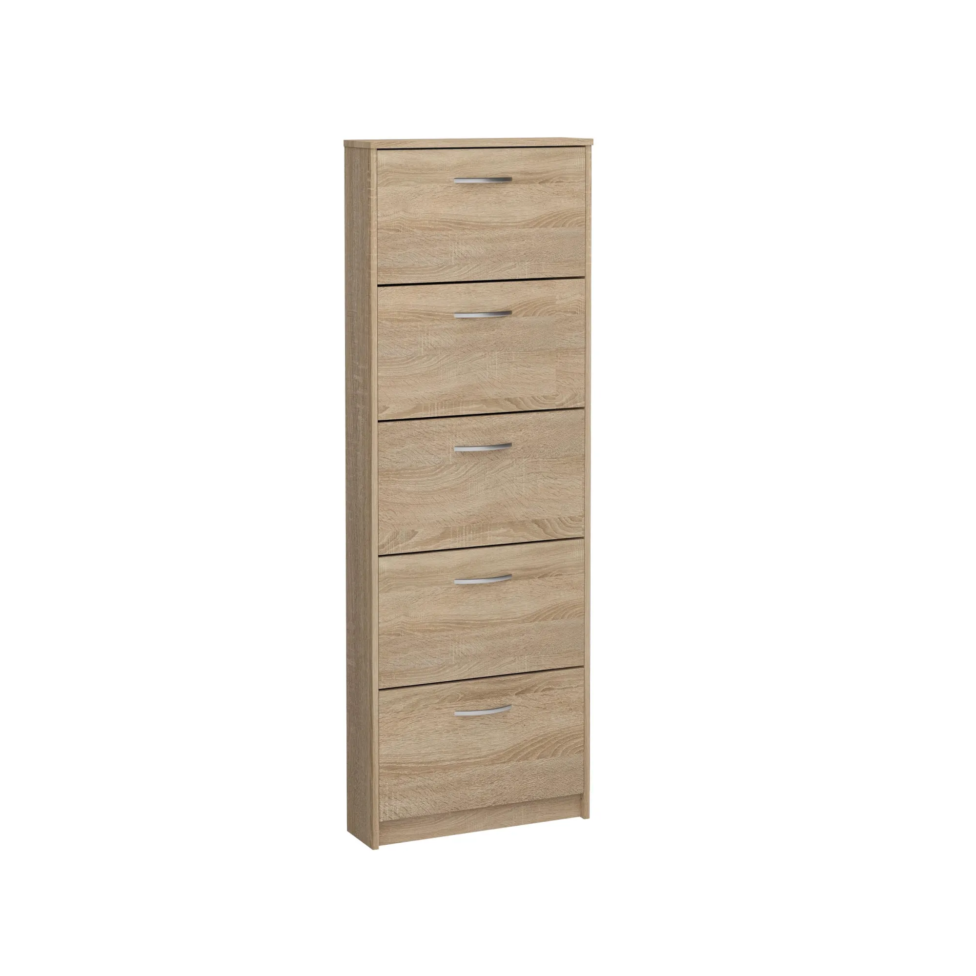 Schoenenkasten^Huisenthuis Schoenenkast Delphine 168 cm Eiken
