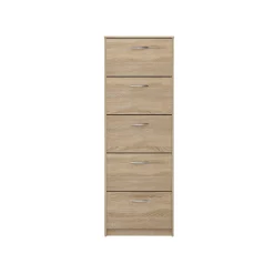 Schoenenkasten^Huisenthuis Schoenenkast Delphine 168 cm Eiken
