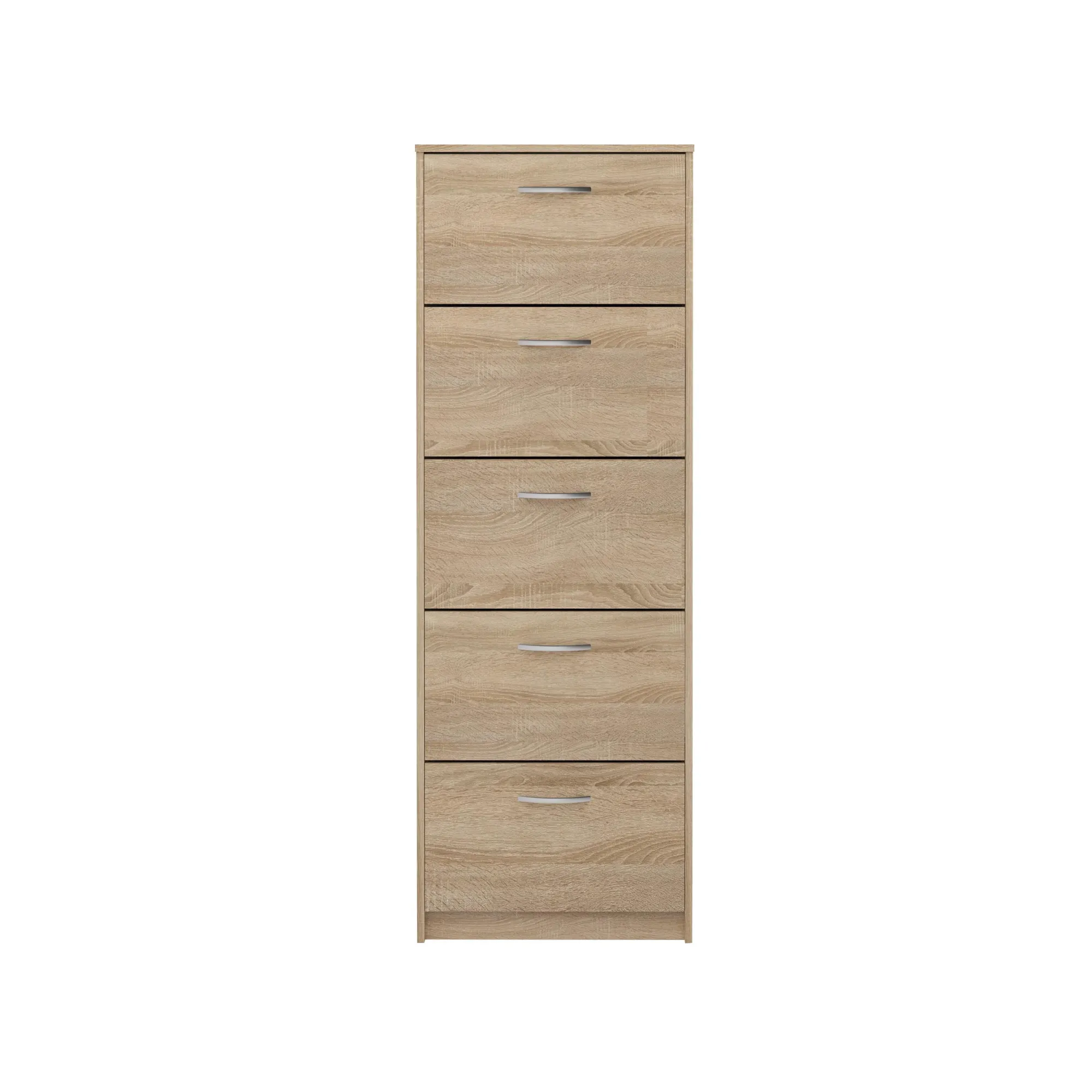 Schoenenkasten^Huisenthuis Schoenenkast Delphine 168 cm Eiken