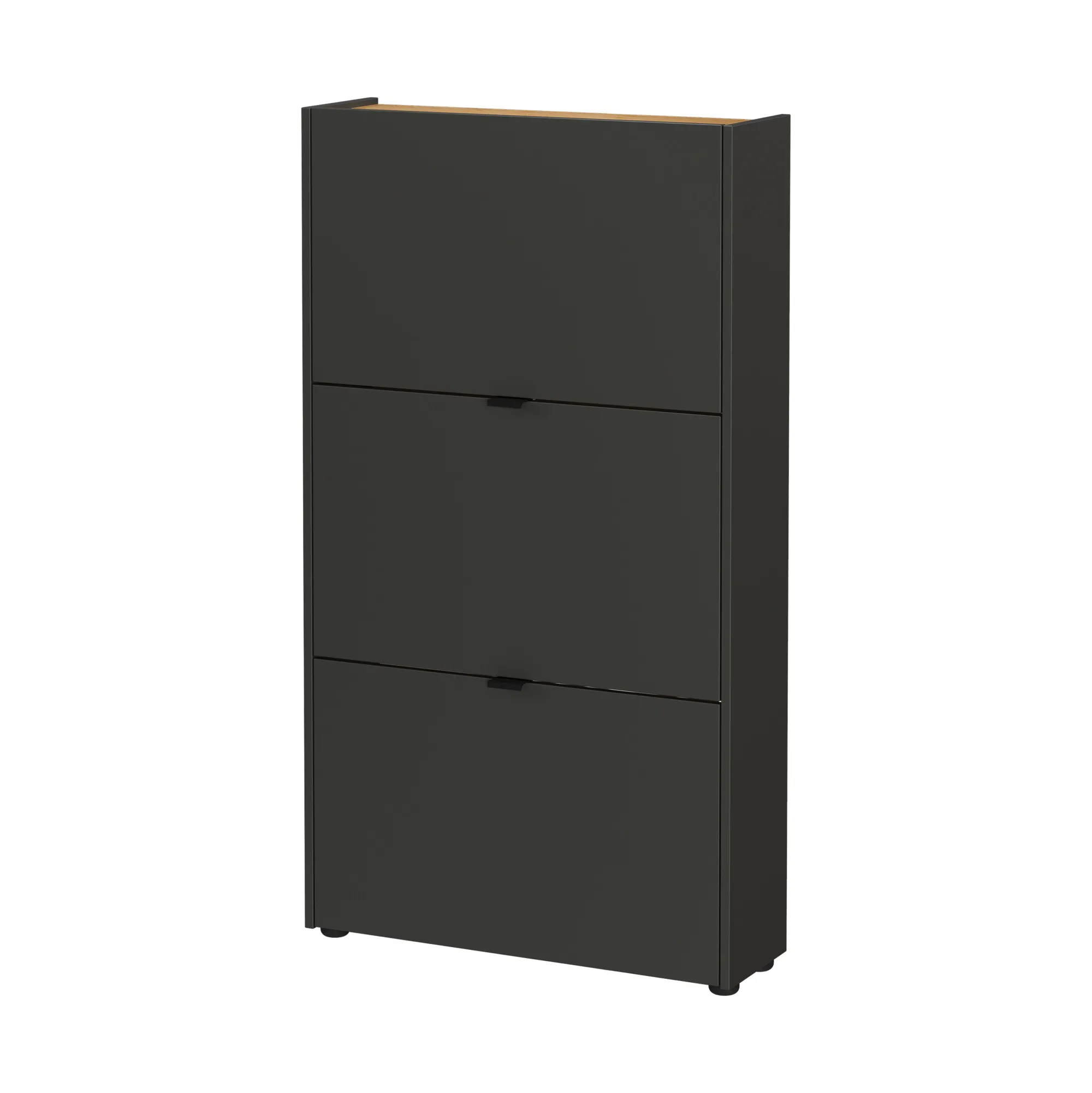 Schoenenkasten^Huisenthuis Schoenenkast Eleonore 71 cm Grafiet