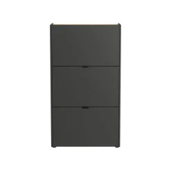Schoenenkasten^Huisenthuis Schoenenkast Eleonore 71 cm Grafiet