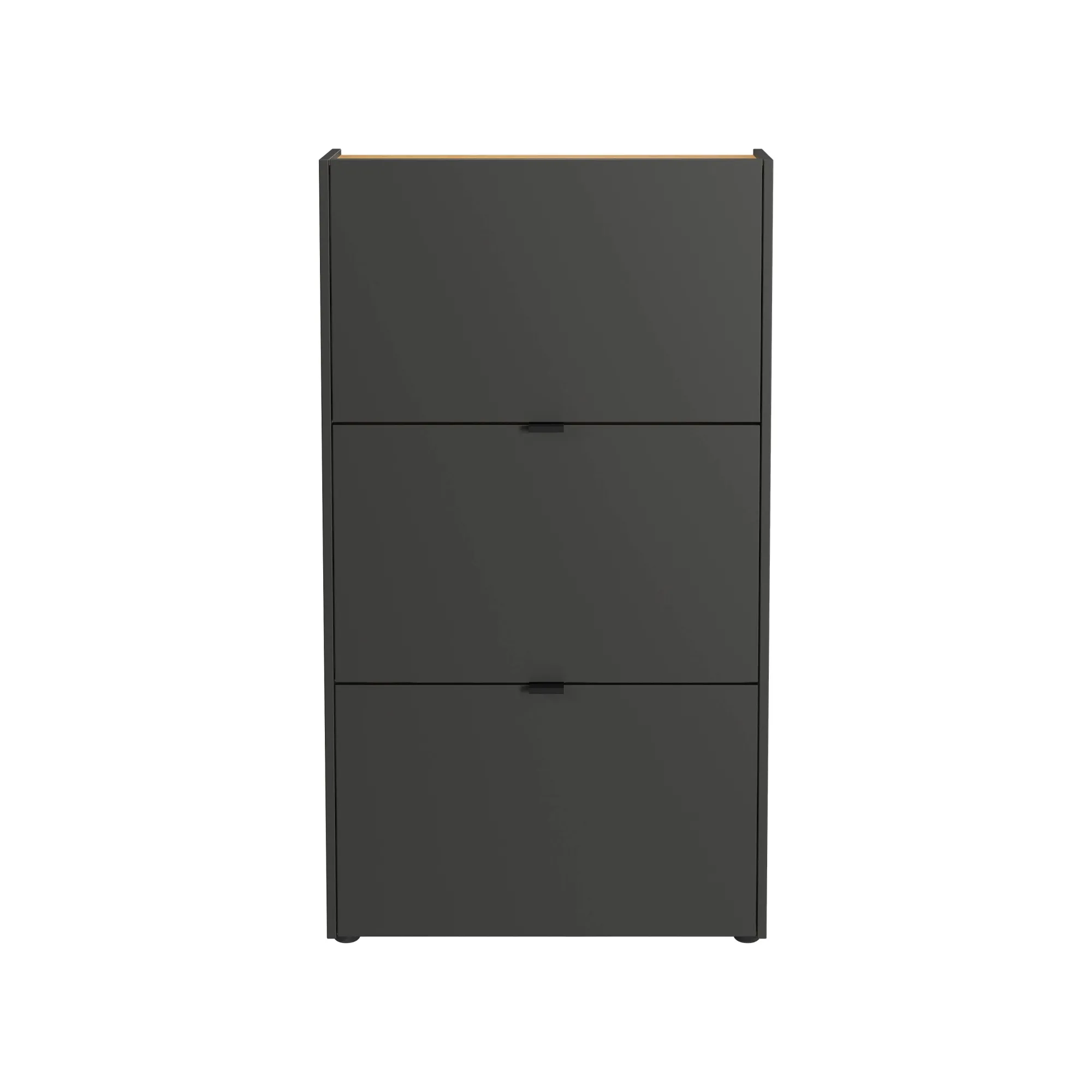 Schoenenkasten^Huisenthuis Schoenenkast Eleonore 71 cm Grafiet
