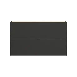 Schoenenkasten^Huisenthuis Schoenenkast Eleonore 140 cm Grafiet