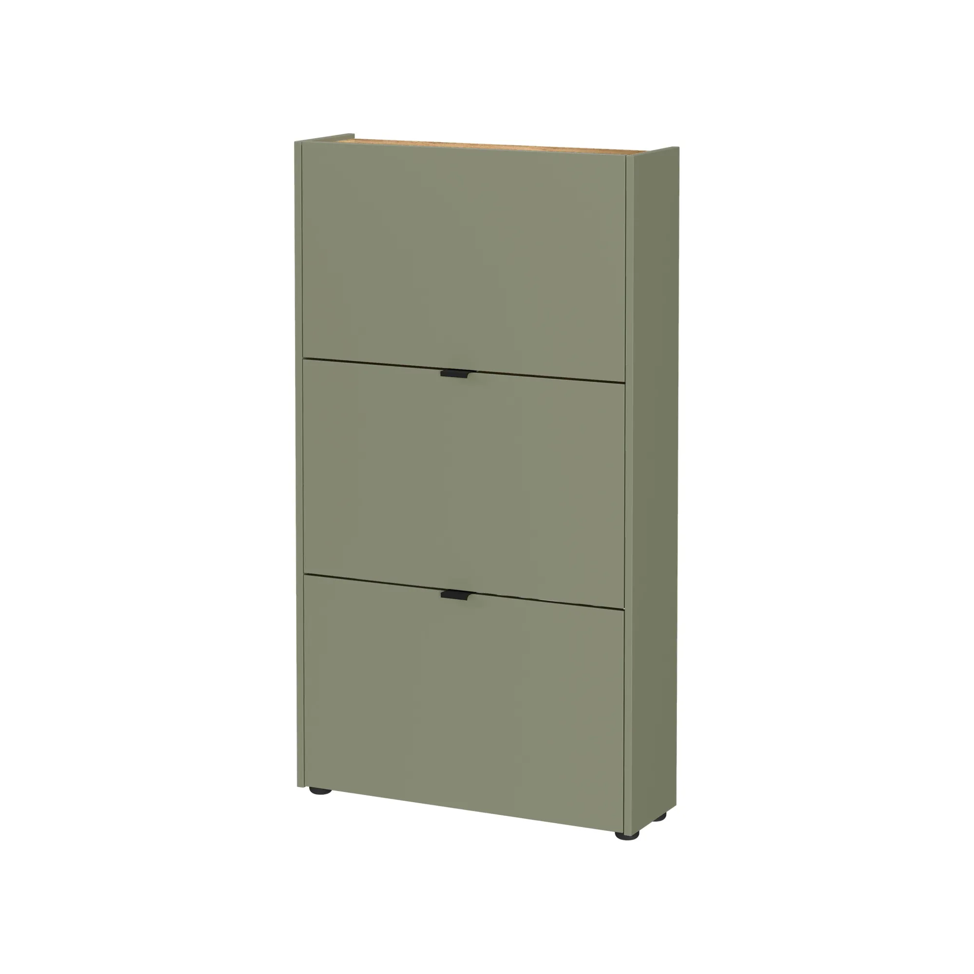 Schoenenkasten^Huisenthuis Schoenenkast Eleonore 71 cm Groen