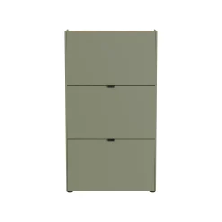 Schoenenkasten^Huisenthuis Schoenenkast Eleonore 71 cm Groen
