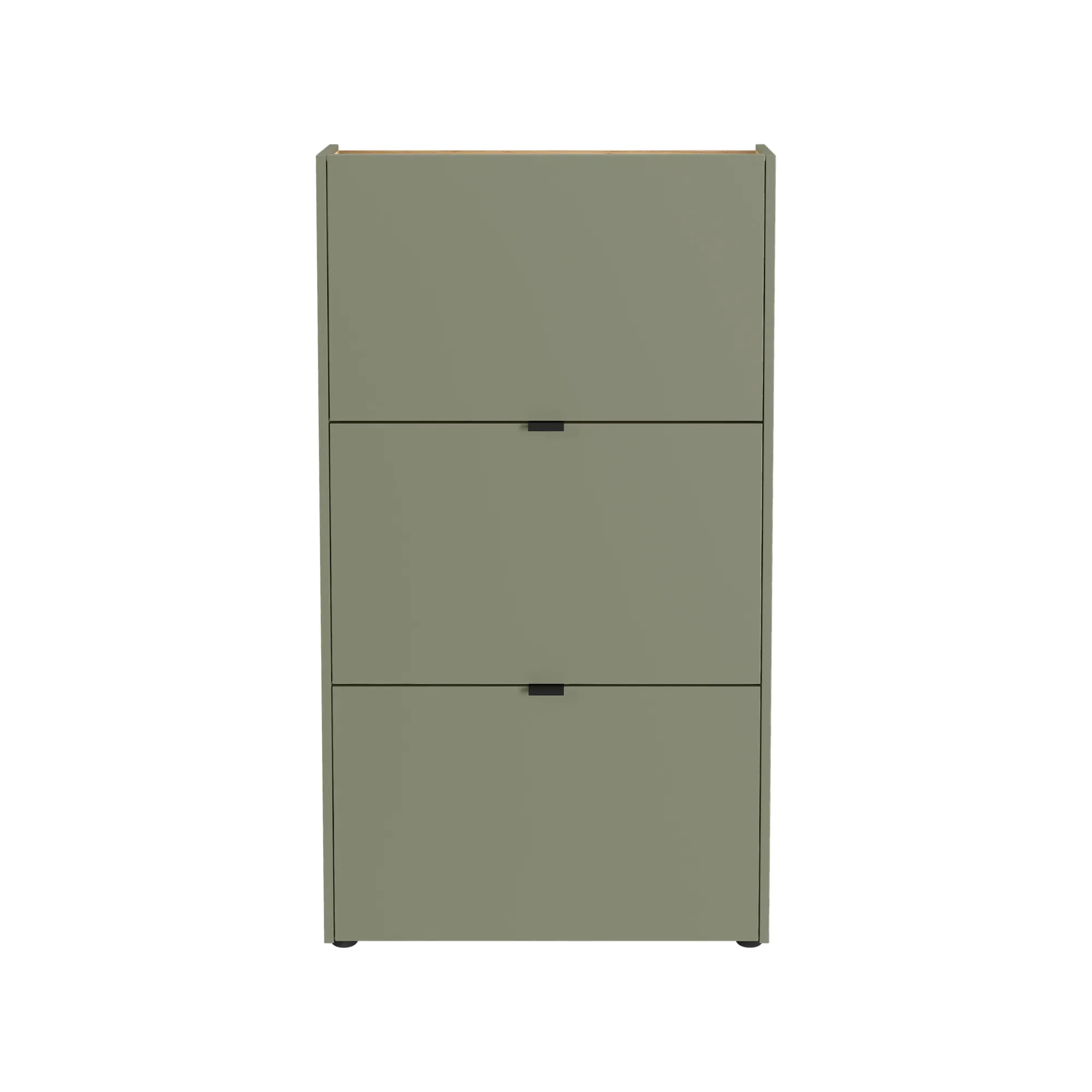 Schoenenkasten^Huisenthuis Schoenenkast Eleonore 71 cm Groen