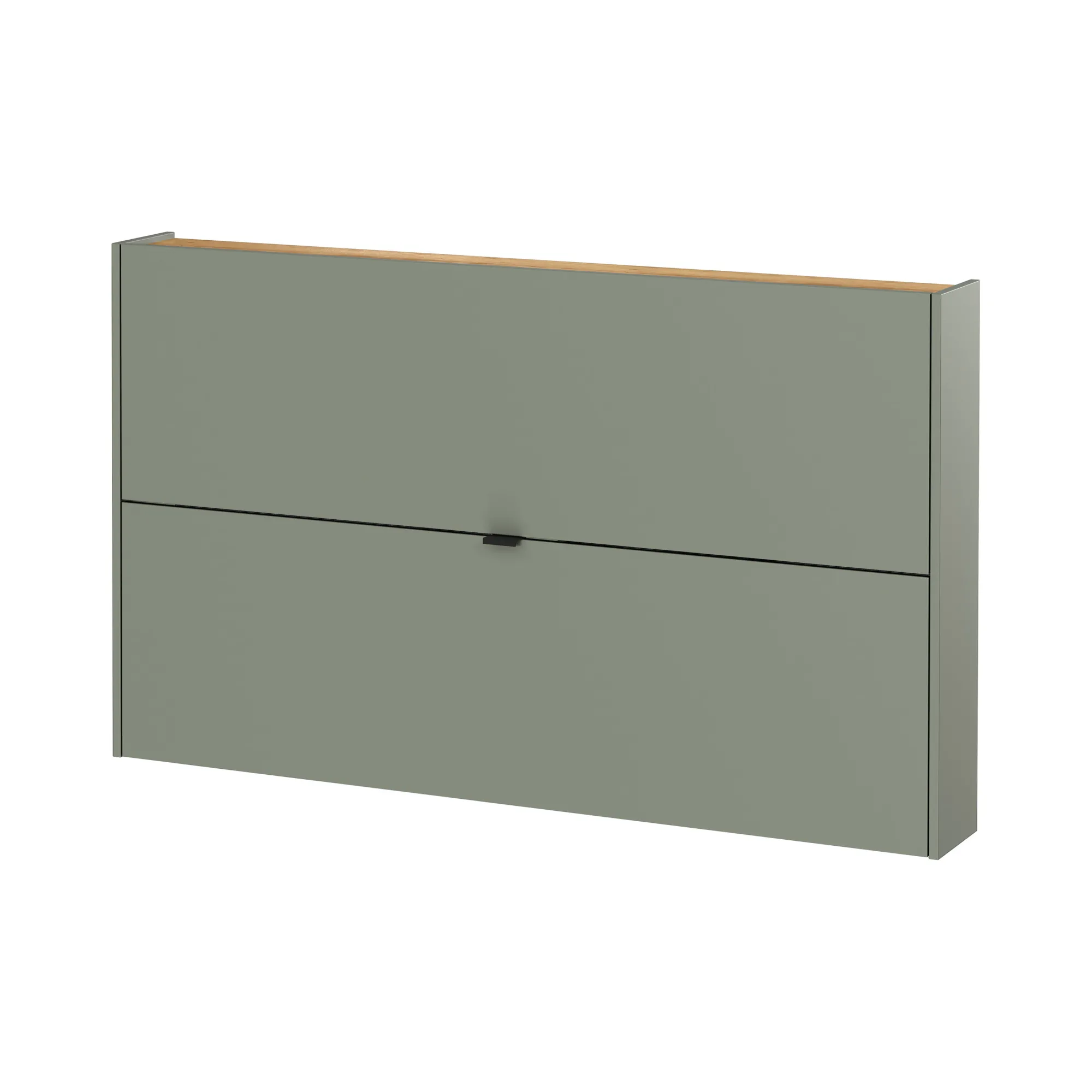 Schoenenkasten^Huisenthuis Schoenenkast Eleonore 140 cm Groen