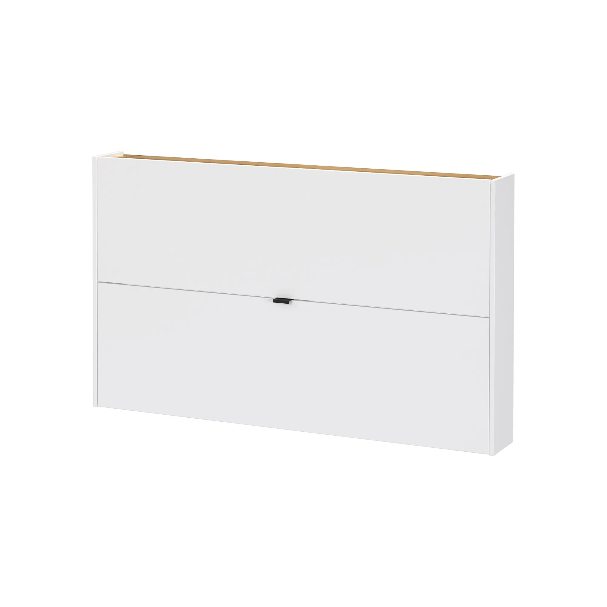 Schoenenkasten^Huisenthuis Schoenenkast Eleonore 140 cm Wit