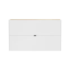 Schoenenkasten^Huisenthuis Schoenenkast Eleonore 140 cm Wit