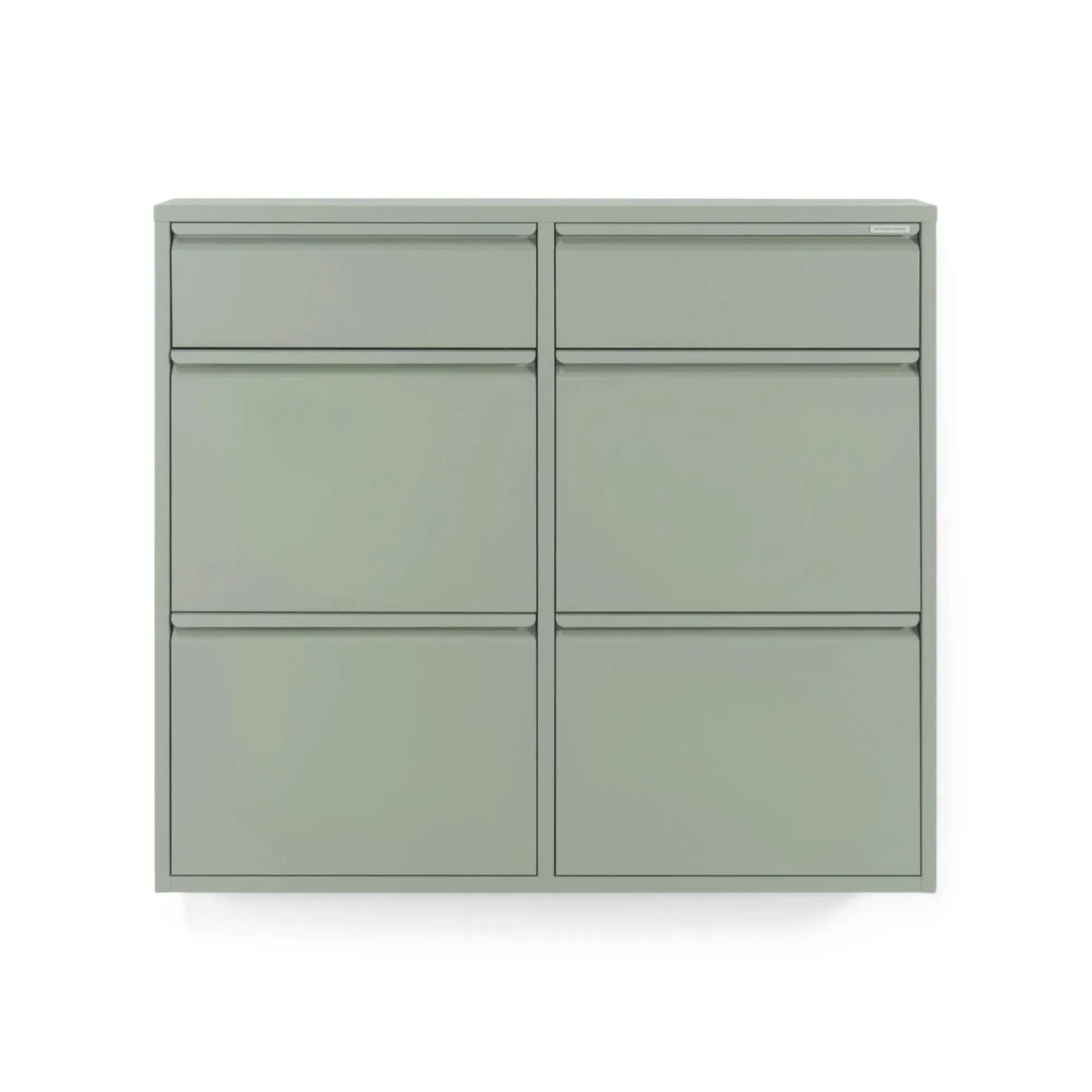 Schoenenkasten^Huisenthuis Schoenenkast Oscar-6 Groen