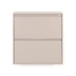 Schoenenkasten^Huisenthuis Schoenenkast Oscar-2 Taupe