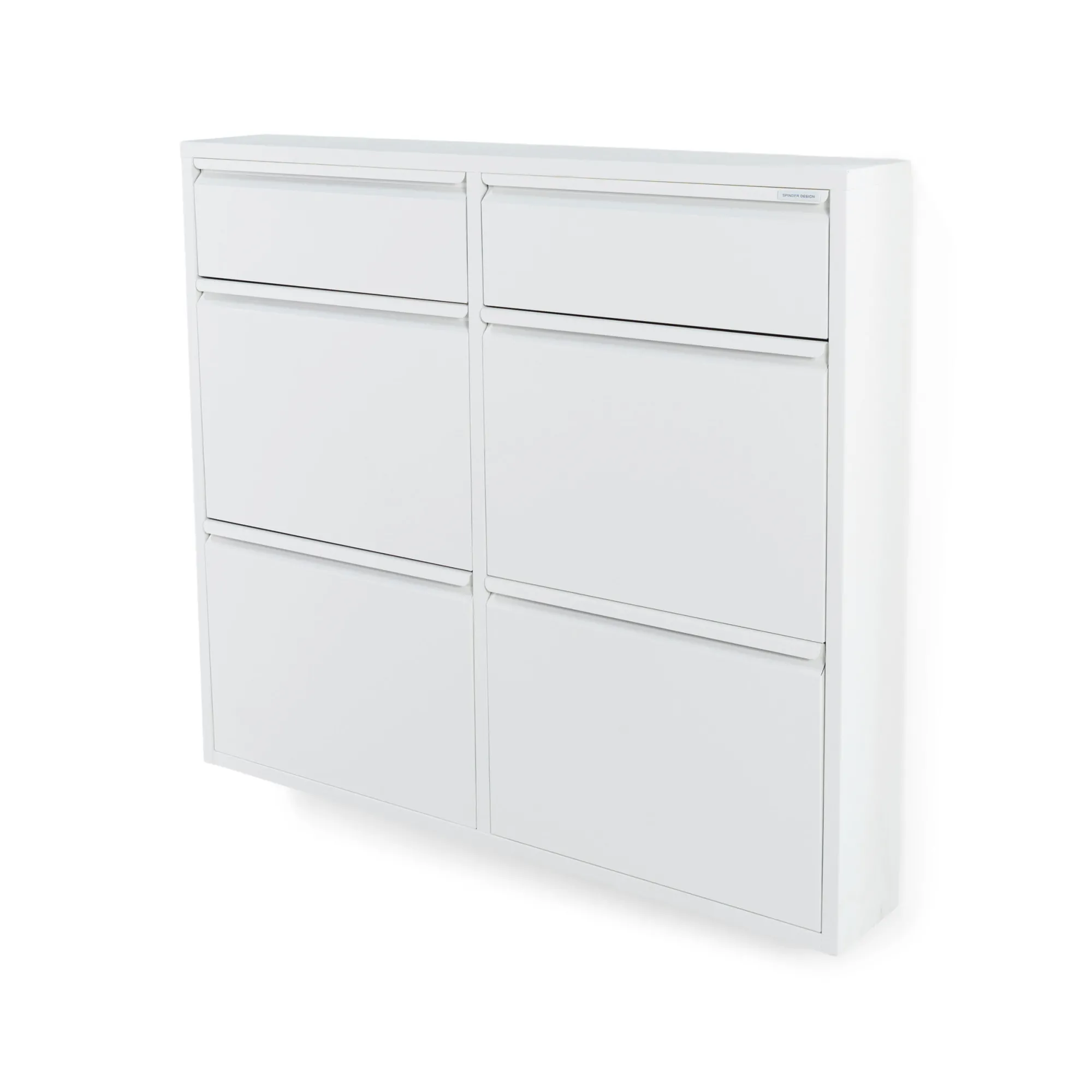 Schoenenkasten^Huisenthuis Schoenenkast Oscar-6 Wit
