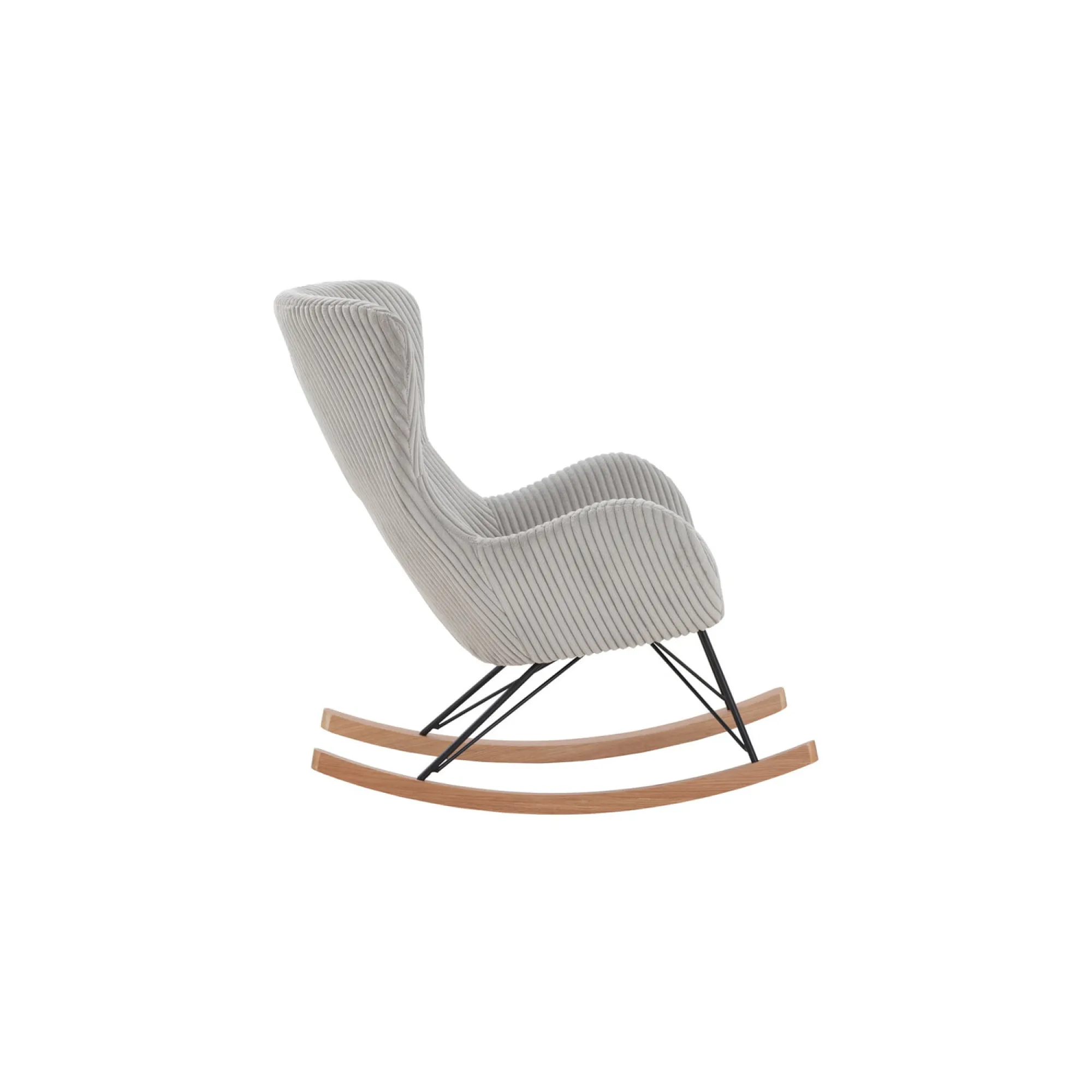 Schommelstoelen|Fauteuils^Huisenthuis Schommelstoel Oliver Grijs