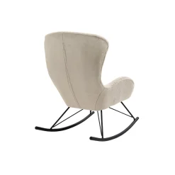 Schommelstoelen|Fauteuils^Huisenthuis Schommelstoel Pippa Teddy Beige