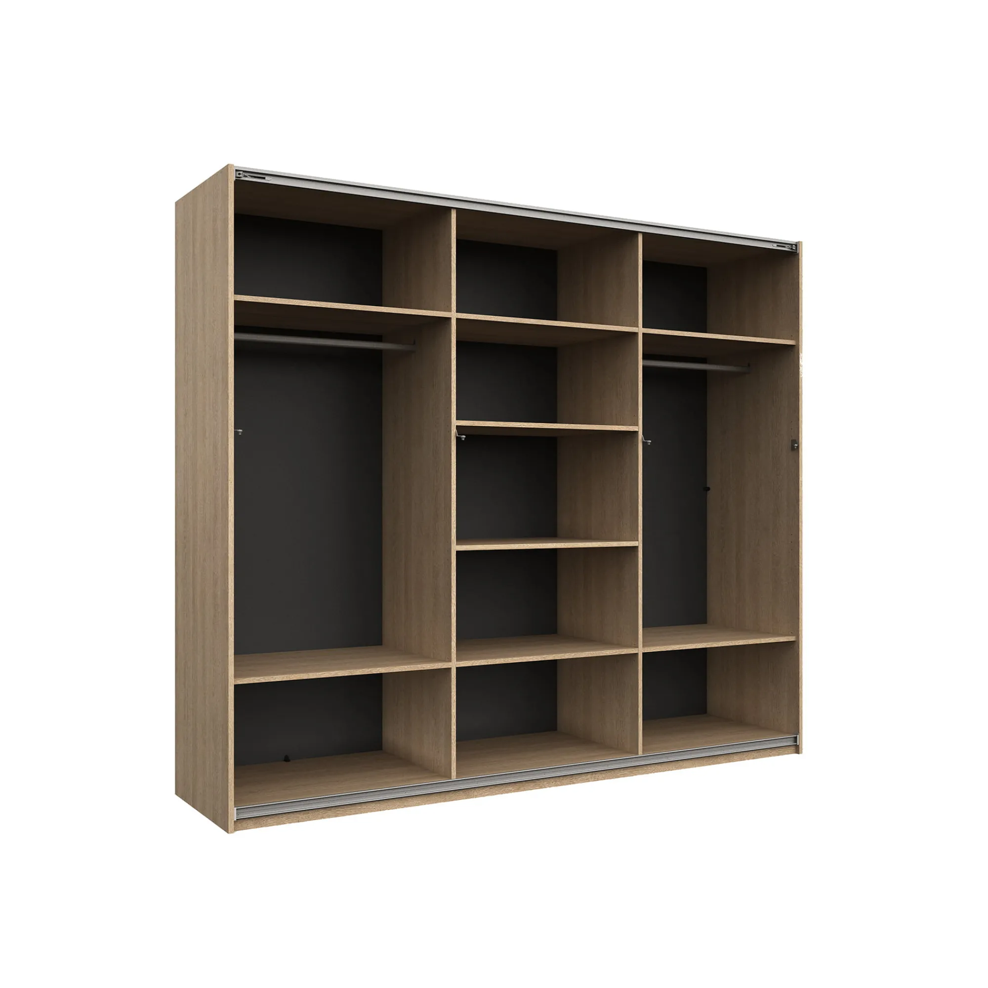 Kinderkamerkasten|Kledingkasten^Huisenthuis Schuifdeurkast Yumi Eiken 250cm