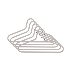 Woonaccessoires^Huisenthuis Set van 5 kledinghangers Glorie Taupe
