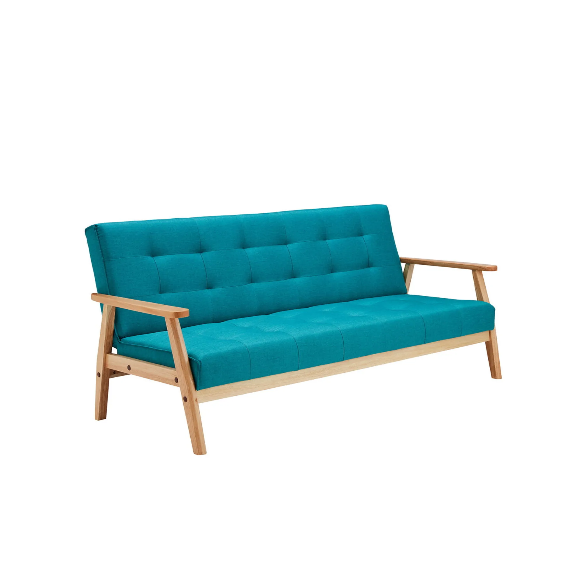 Banken^Huisenthuis Slaapbank Heidi Petrol Blauw