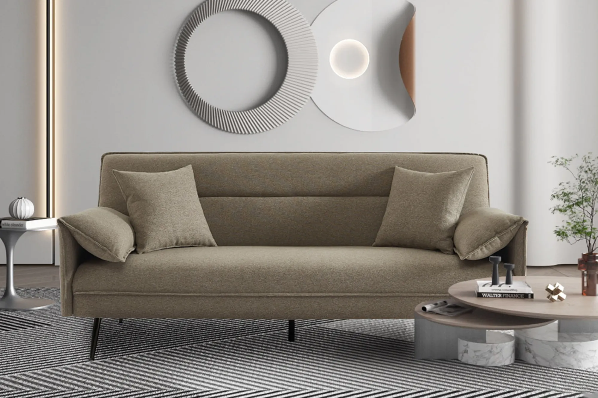 Banken^Huisenthuis Slaapbank Hidde Beige