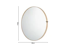 Spiegels^Huisenthuis Spiegel Odette Eiken 80 cm